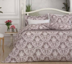 Постільний комплект Фланель Версаль Кавовий Супер Люкс Чернигов