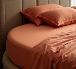 Комплект постільної білизни на Кругле ліжко Помаранчевий Чернигов